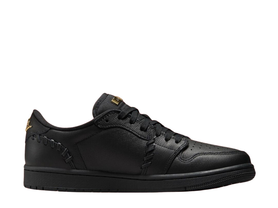 Jordan Jordan 1 Low Method of Make Black Metallic Gold (Women's)
