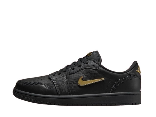 Jordan Jordan 1 Low Method of Make Black Metallic Gold (Women's) - view 2