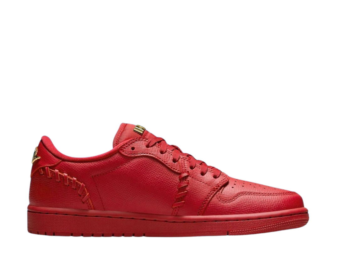 Jordan Jordan 1 Low Method of Make Gym Red Metallic Gold (Women's)