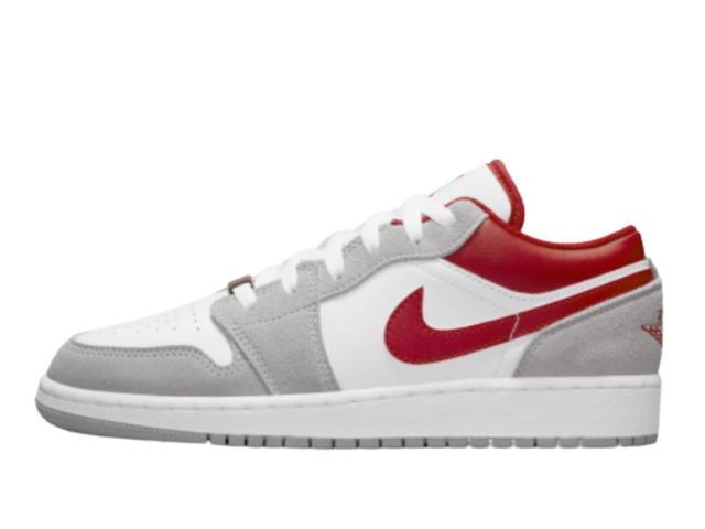 Jordan Jordan 1 Low SE Smoke Grey Gym Red (GS) - view 2