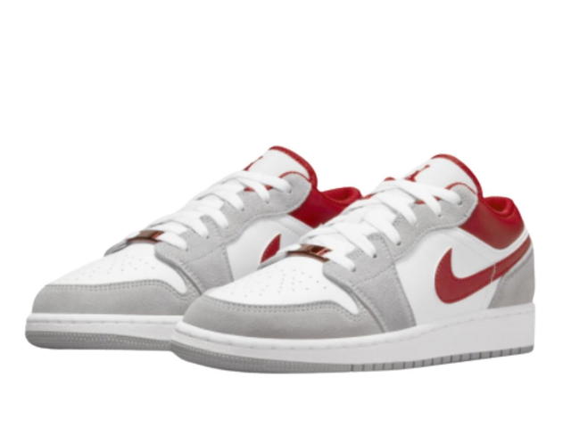 Jordan Jordan 1 Low SE Smoke Grey Gym Red (GS) - view 3