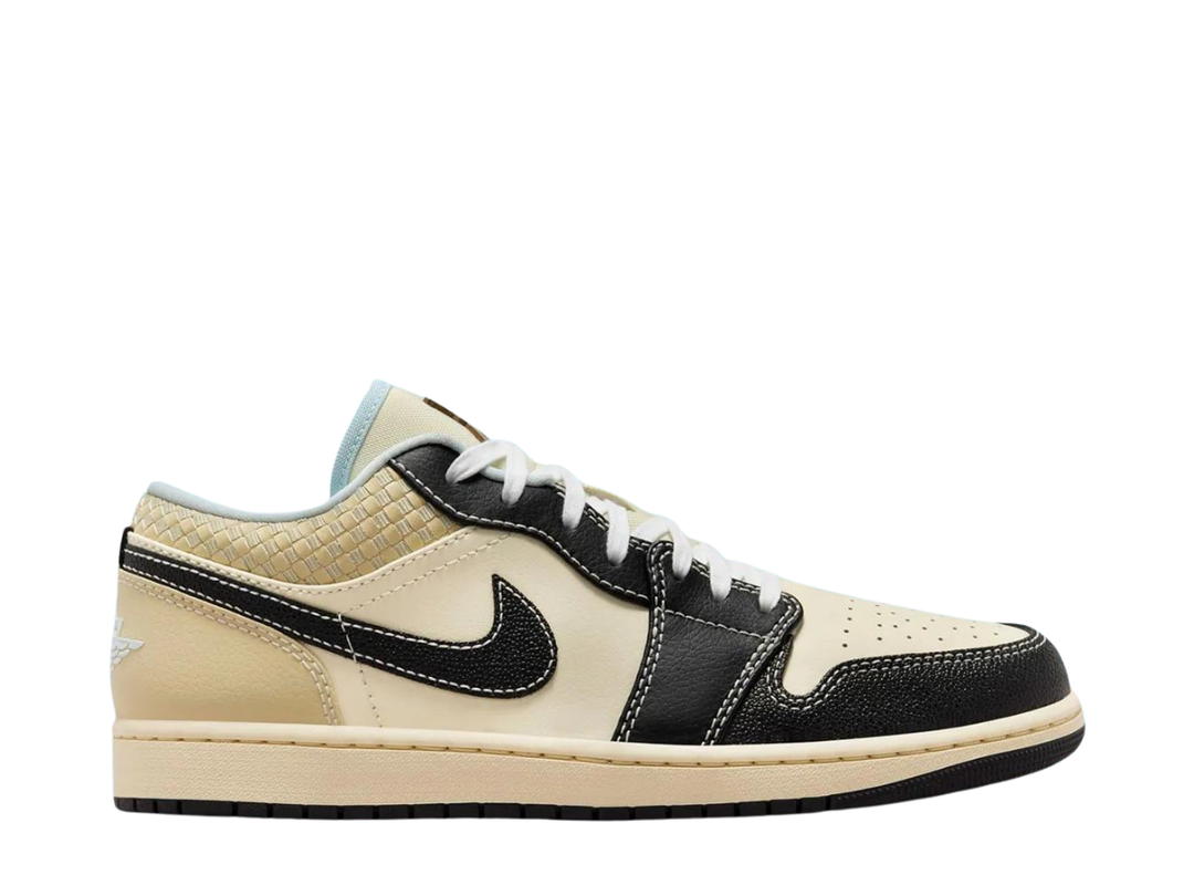 Jordan Jordan 1 Low SE Coconut Milk Black Muslin