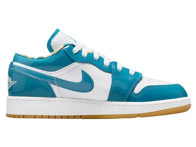 Jordan Jordan 1 Low SE Cyber Teal (GS) - view 1