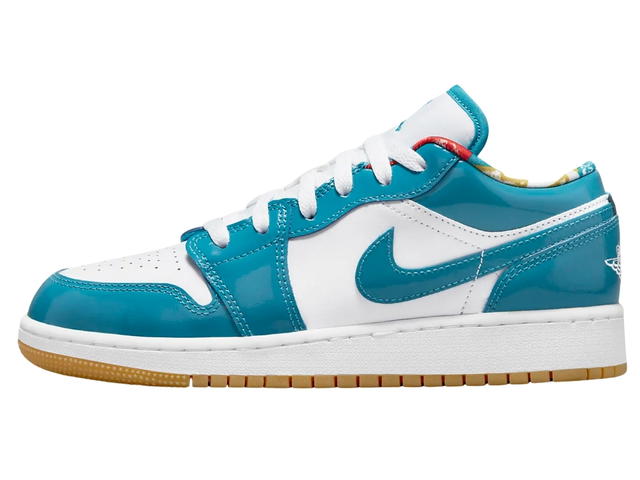 Jordan Jordan 1 Low SE Cyber Teal (GS) - view 2