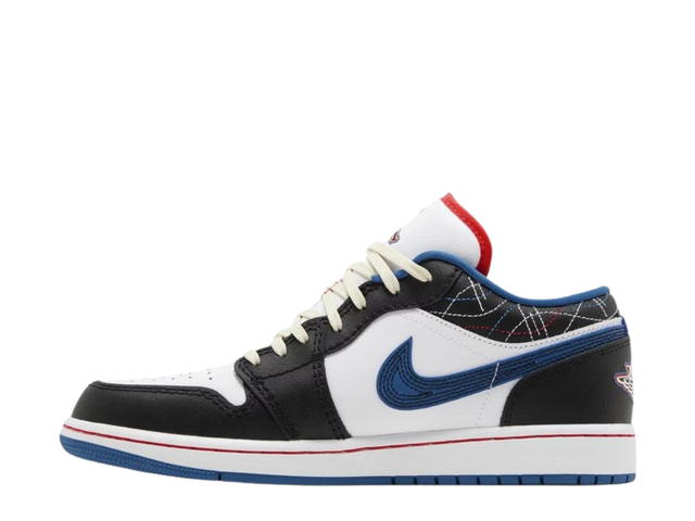 Jordan Jordan 1 Low SE Industrial Blue Sashiko - view 2