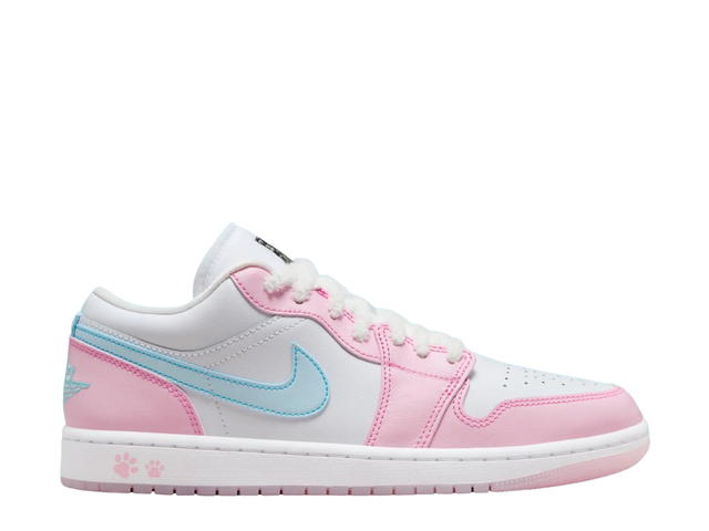 Jordan Jordan 1 Low SE Paw Print Pink Foam (Women's) - view 1