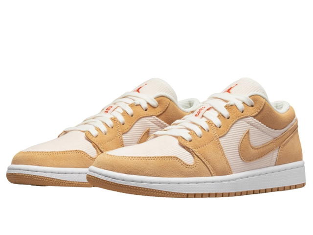 Jordan Jordan 1 Low SE Twine Orange Quartz Corduroy (W) - view 3