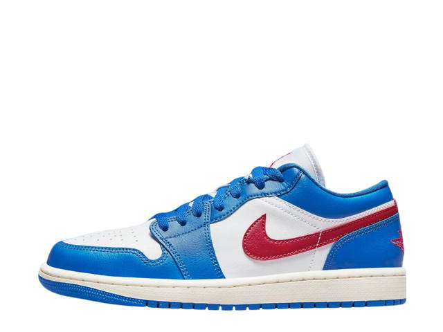 Jordan Jordan 1 Low Sport Blue Gym Red (Women's) - view 2
