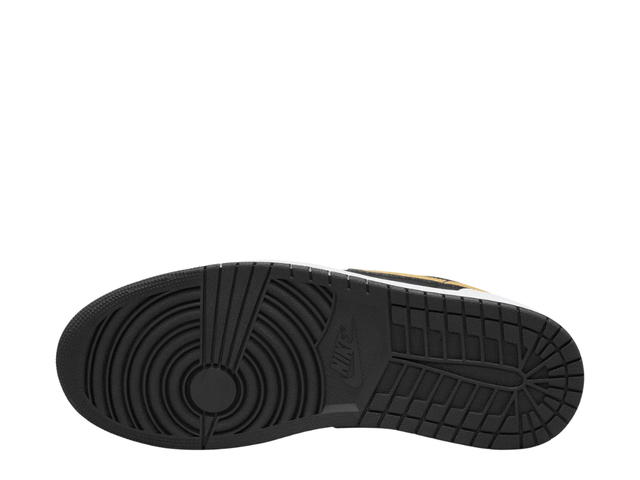 Jordan Jordan 1 Low White Black Metallic Gold Swoosh - view 5