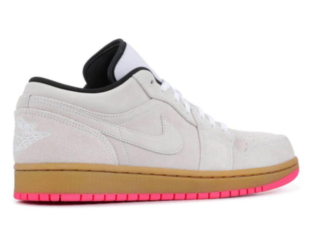 Jordan Jordan 1 Low White Gum Hyper Pink - view 3