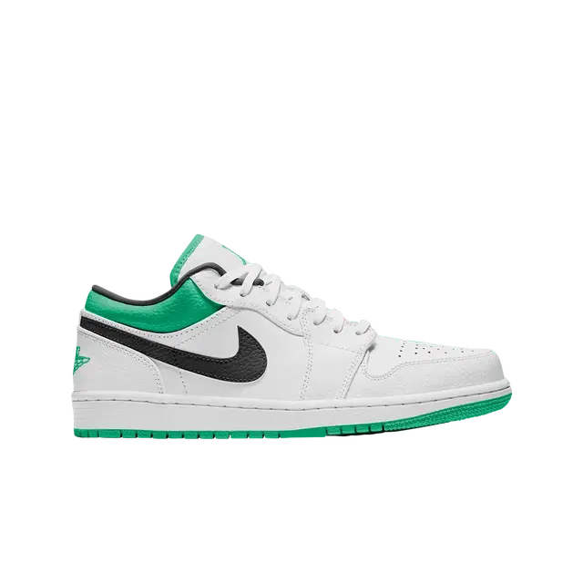 Jordan Jordan 1 Low White Lucky Green - view 2