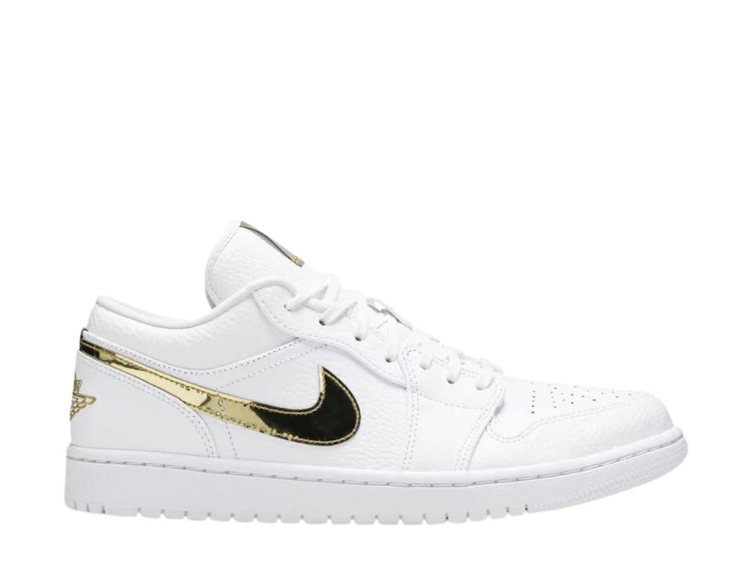 Jordan Jordan 1 Low White Metallic Gold (Women's)