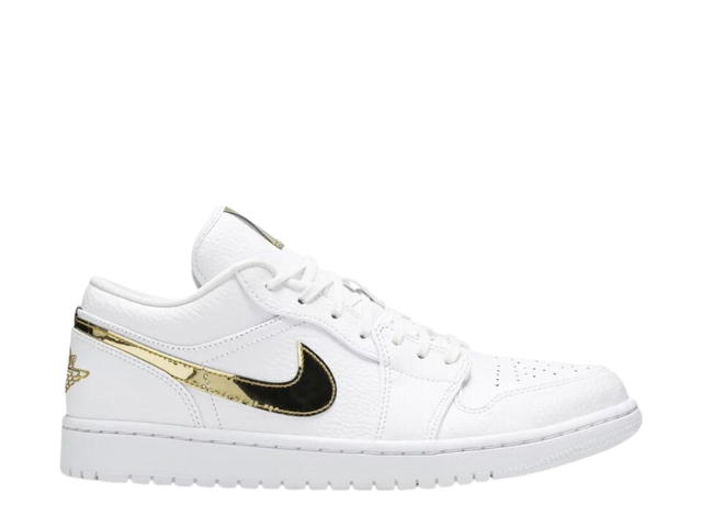 Jordan Jordan 1 Low White Metallic Gold (Women's) - view 1