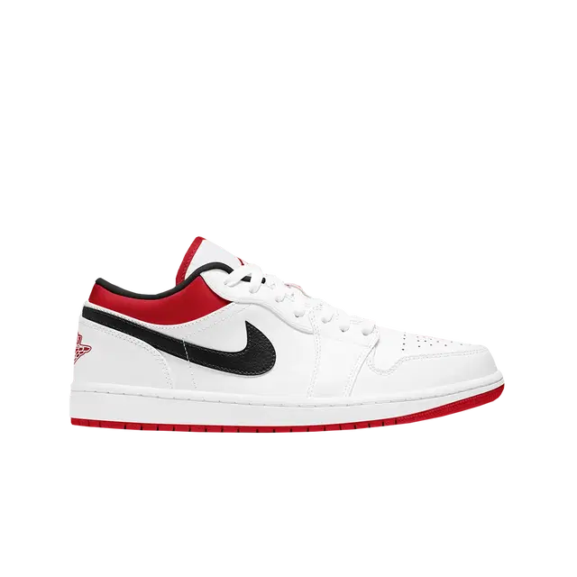 Jordan Jordan 1 Low White University Red Black - view 2