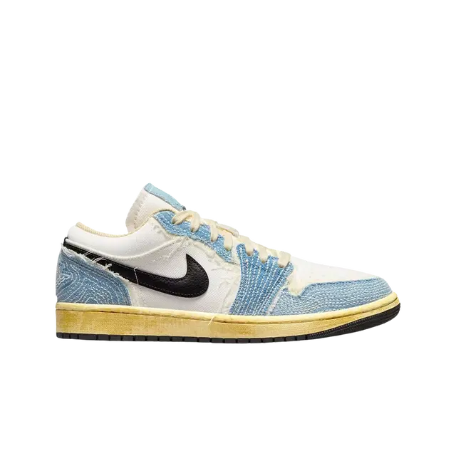 Jordan Jordan 1 Low SE WRMK Sashiko Denim - view 1