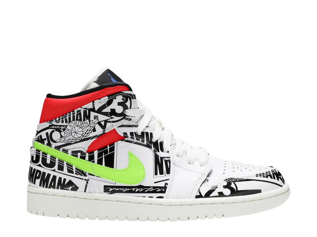 Jordan Jordan 1 Mid All Over Logos - view 1