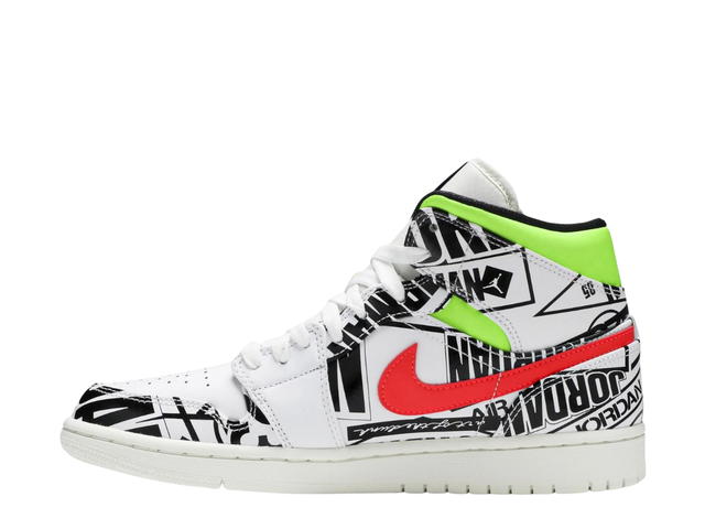 Jordan Jordan 1 Mid All Over Logos - view 2