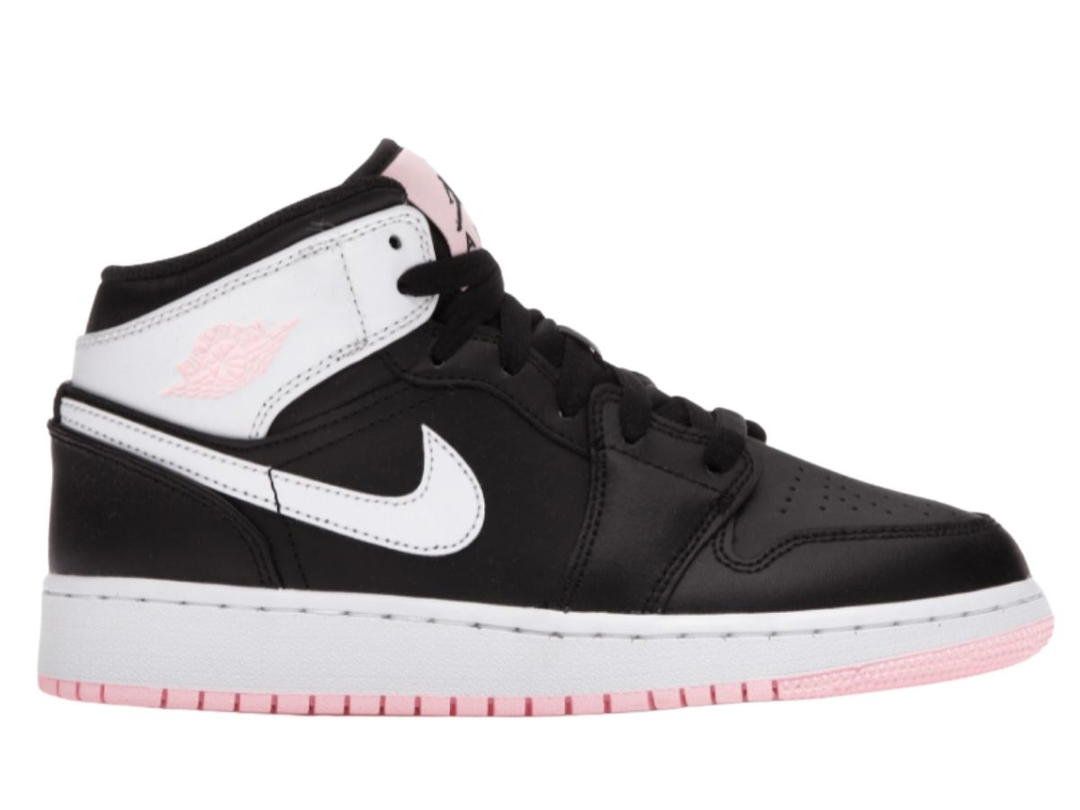 Jordan Jordan 1 Mid Arctic Pink Black (GS)