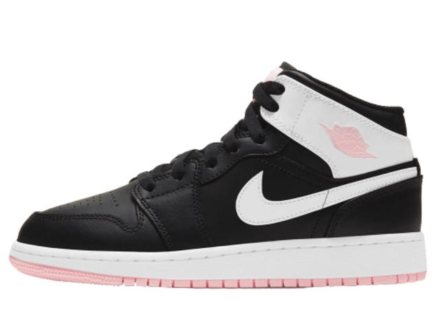 Jordan Jordan 1 Mid Arctic Pink Black (GS) - view 2