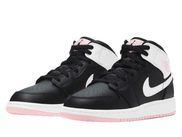 Jordan Jordan 1 Mid Arctic Pink Black (GS) - view 3