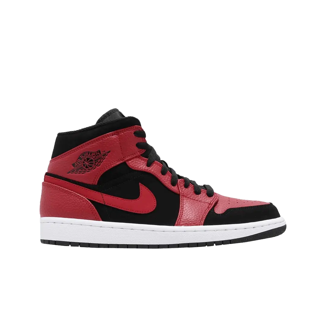 Jordan Jordan 1 Mid Black Gym Red