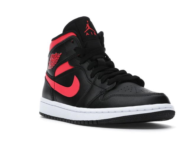 Jordan Jordan 1 Mid Black Siren Red (Women's) - view 2