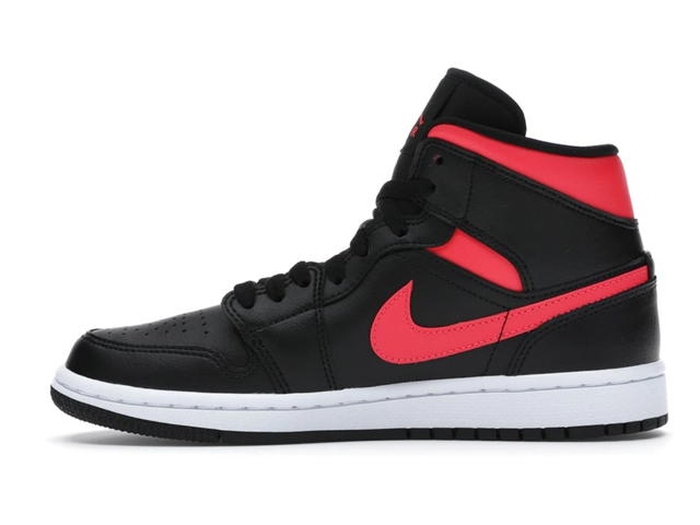 Jordan Jordan 1 Mid Black Siren Red (Women's) - view 3