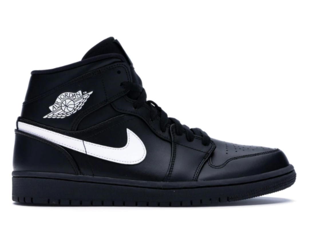 Jordan Jordan 1 Mid Black White (2018)