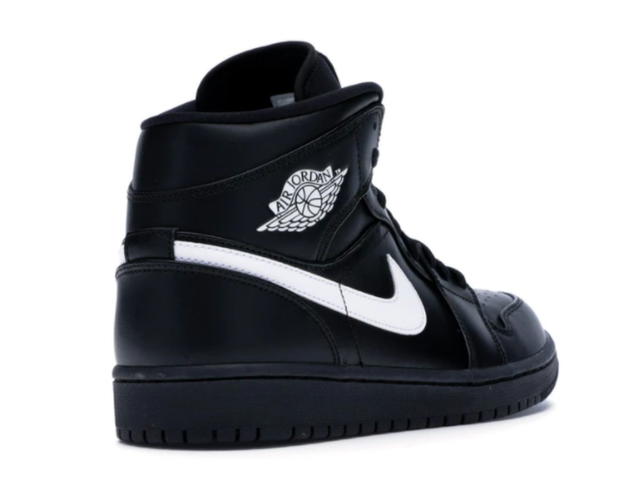 Jordan Jordan 1 Mid Black White (2018) - view 3