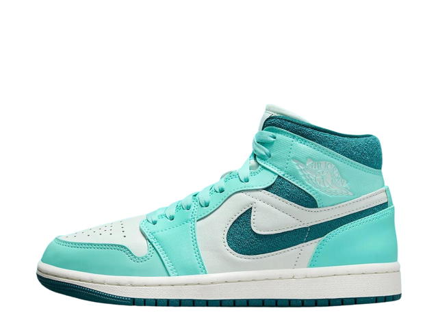 Jordan Jordan 1 Mid Chenille Bleached Turquoise (Women's) - view 2