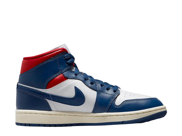 Jordan Jordan 1 Mid French Blue Gym Red (Women's) - view 1