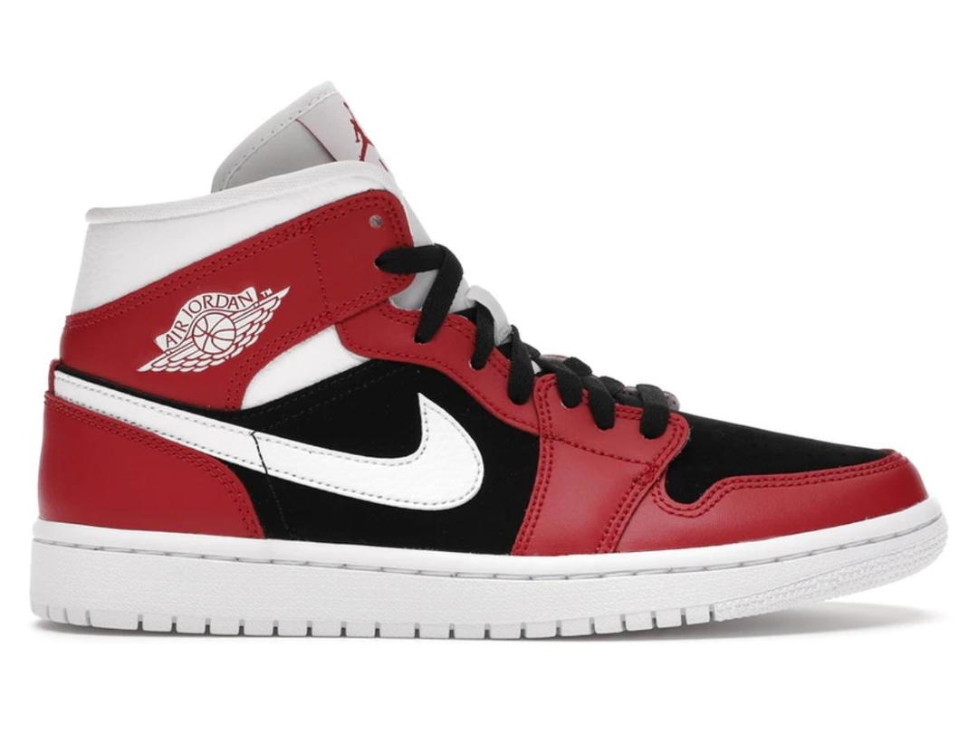 Jordan Jordan 1 Mid Gym Red Black (Women's)