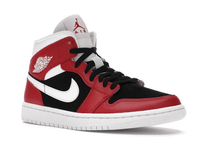 Jordan Jordan 1 Mid Gym Red Black (Women's) - view 3
