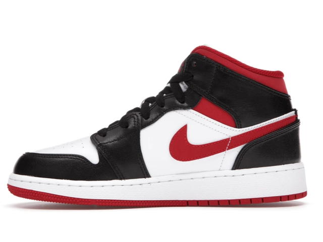 Jordan Jordan 1 Mid Gym Red Black White (GS) - view 2