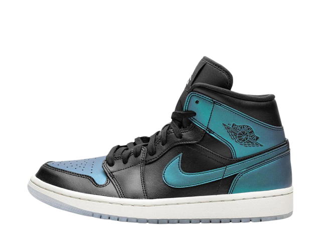 Jordan Jordan 1 Mid Iridescent Black (Women's) - view 2