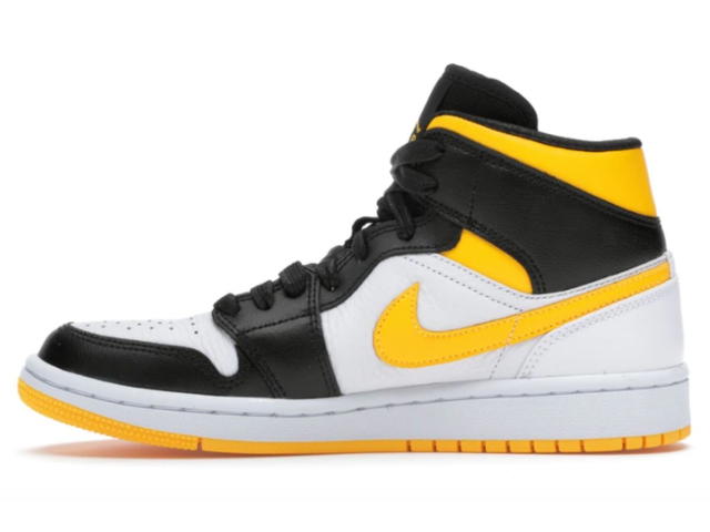 Jordan Jordan 1 Mid Laser Orange Black (Women's) - view 2