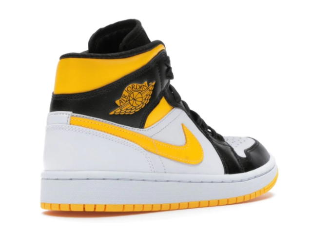 Jordan Jordan 1 Mid Laser Orange Black (Women's) - view 3