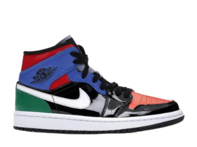 Jordan Jordan 1 Mid Multi Patent (Women's) - view 1
