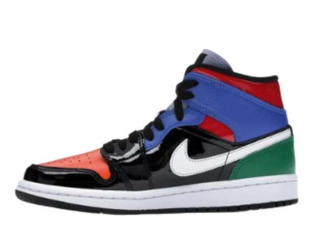 Jordan Jordan 1 Mid Multi Patent (Women's) - view 2