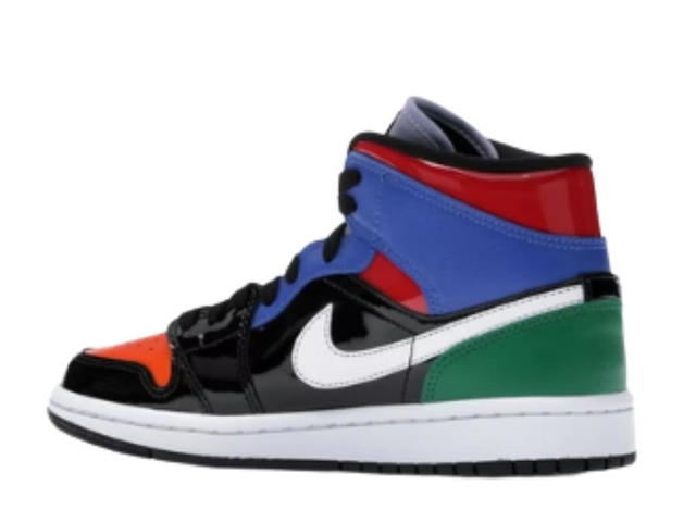 Jordan Jordan 1 Mid Multi Patent (Women's) - view 3