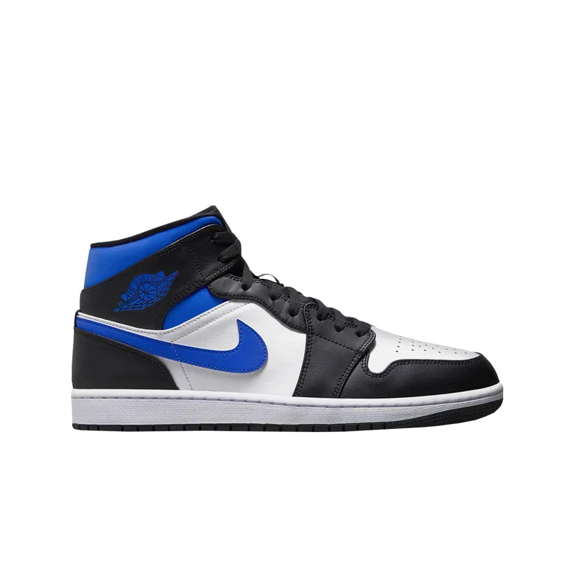 Jordan Jordan 1 Mid White Black Racer Blue