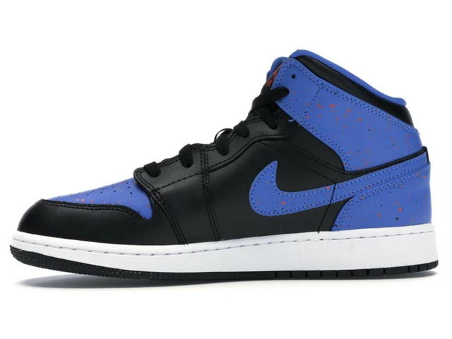 Jordan Jordan 1 Mid Royal Paint Splatter (GS) - view 2