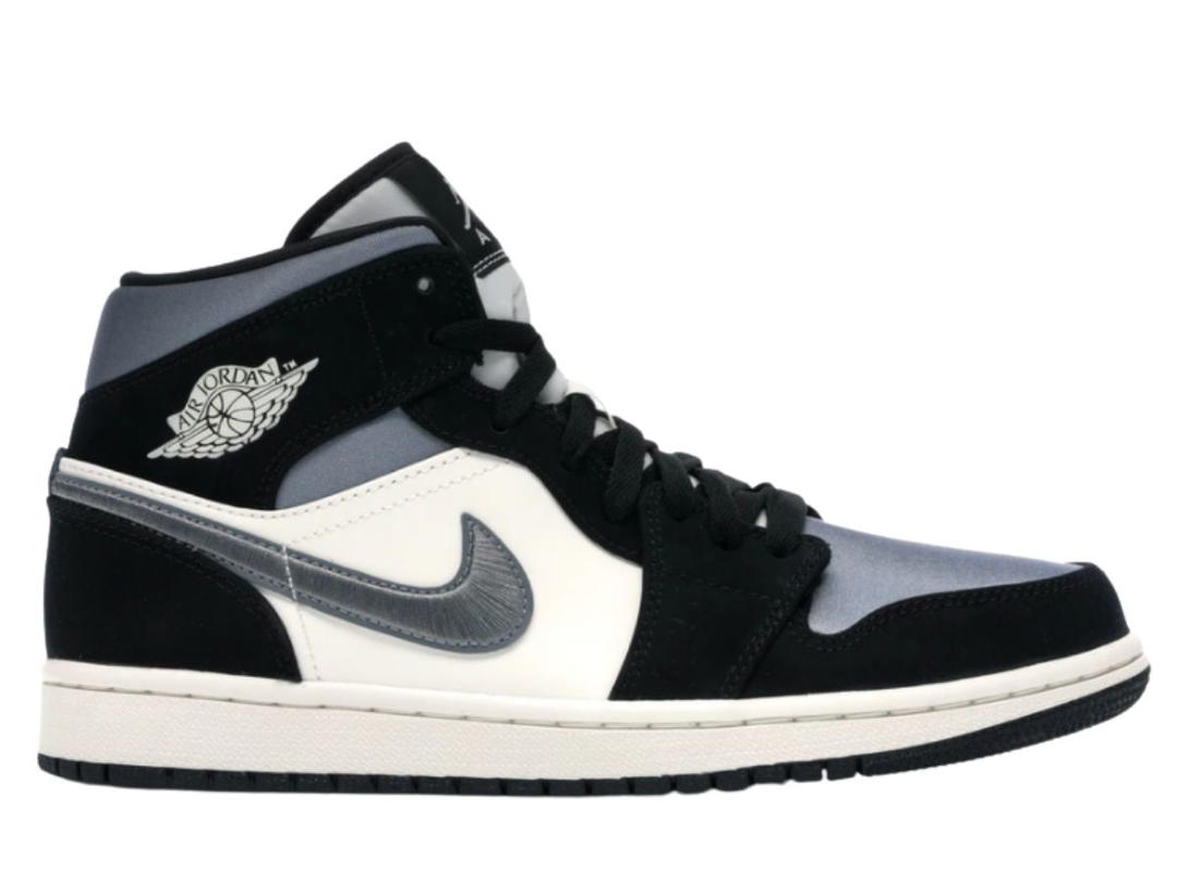 Jordan Jordan 1 Mid Satin Grey Toe