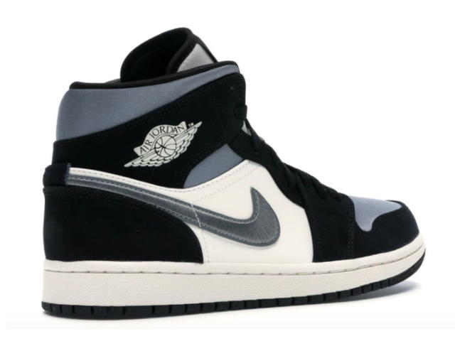 Jordan Jordan 1 Mid Satin Grey Toe - view 3