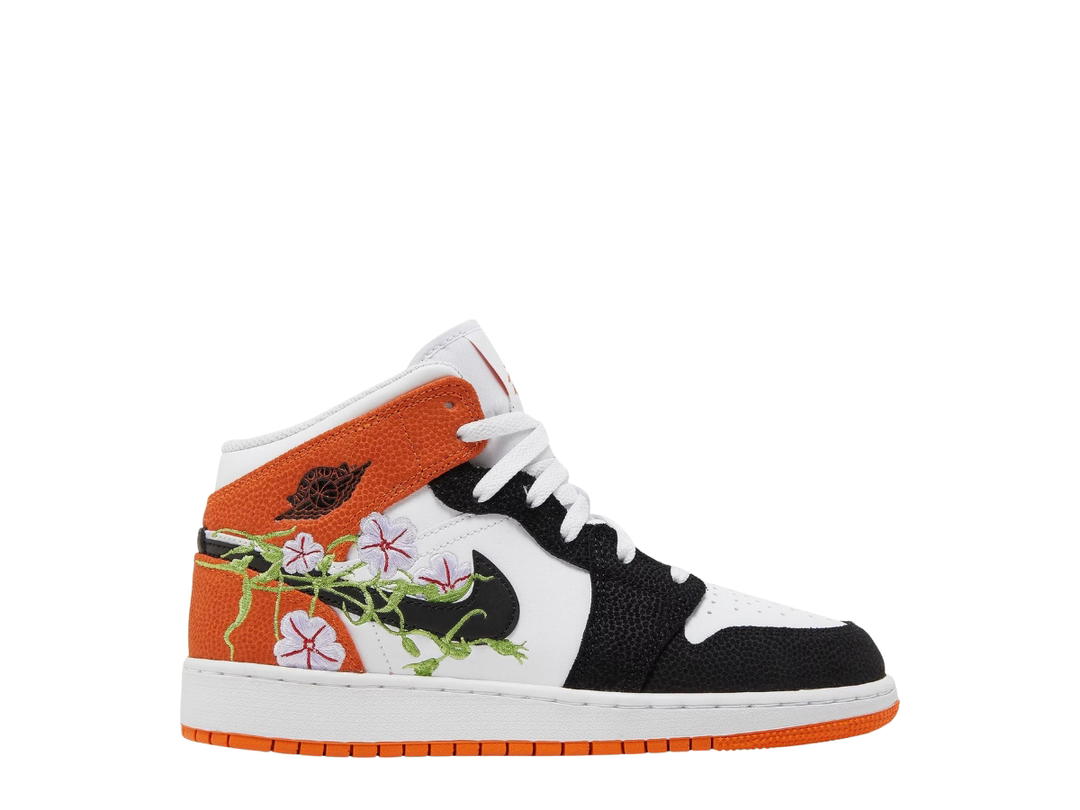 Jordan Jordan 1 Mid SE Basketball Blossom (GS)