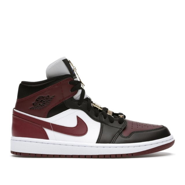 Jordan Jordan 1 Mid SE Black Dark Beetroot (Women's) - view 1