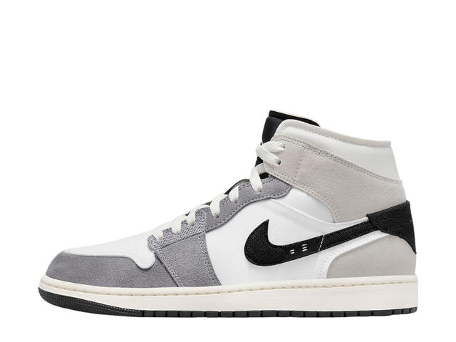 Jordan Jordan 1 Mid SE Craft White Cement Grey Black - view 2