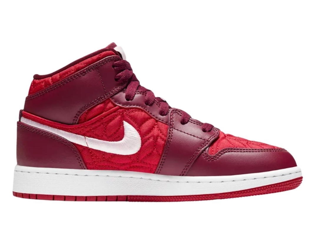 Jordan Jordan 1 Mid SE GS 'Red Quilted'