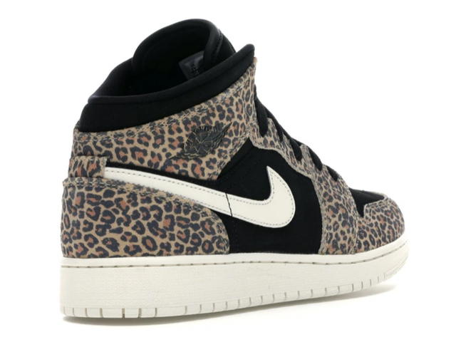 Jordan Jordan 1 Mid SE Leopard (GS) - view 3