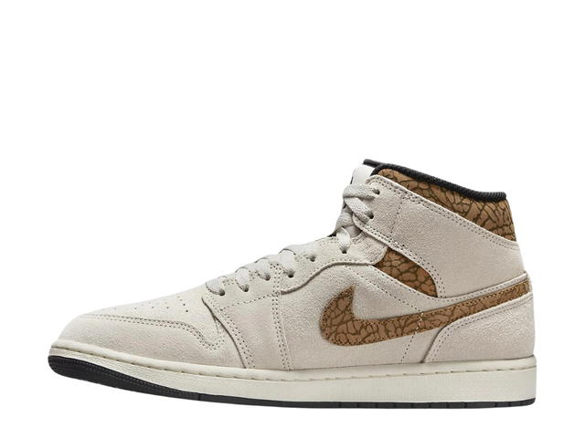 Jordan Jordan 1 Mid SE Brown Elephant - view 2